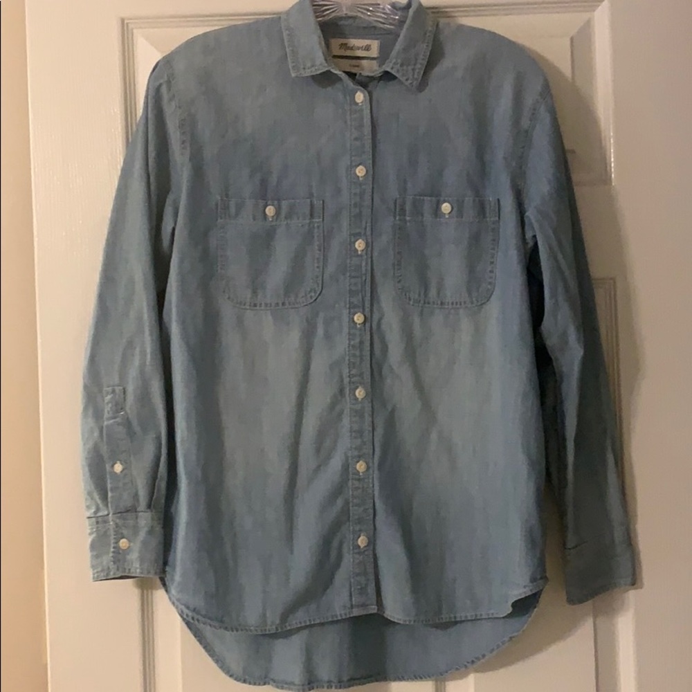 Madewell denim button up